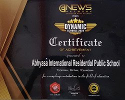 Dynamic Schools 2024 Certificate